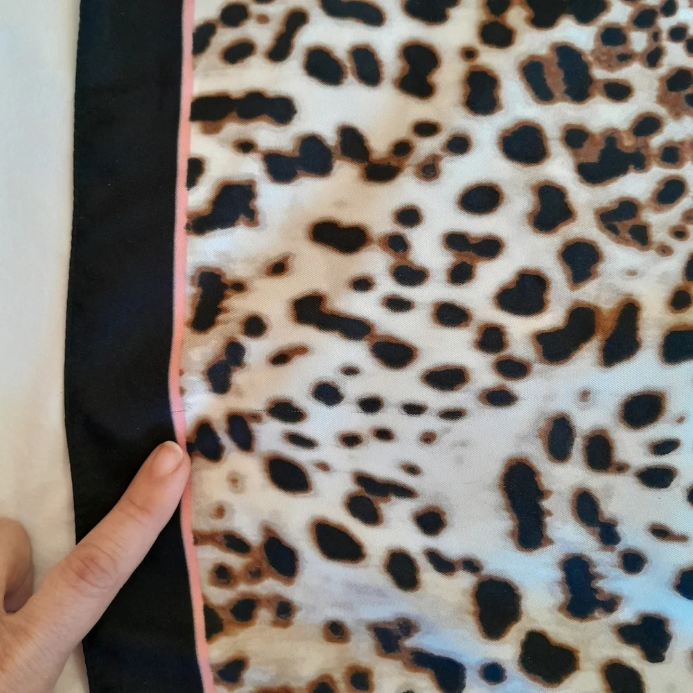 Leopard & Houndstooth Patterned Scarves